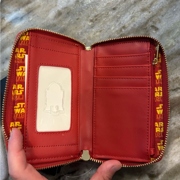 NWT! Star Wars Loungefly wallet - Star Wars Phantom Menace scene - Picture 6 of 7